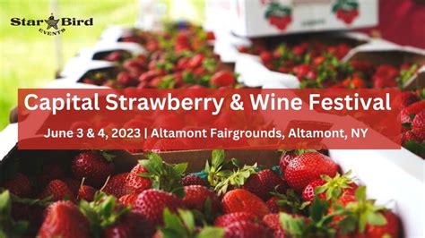 Capital Strawberry & Wine Festival coming to Altamont